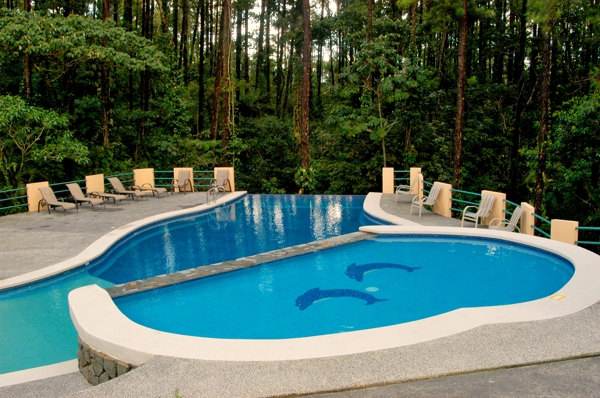 Pool at Arenal Obversatory Lodge.