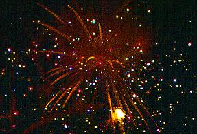 Fireworks.