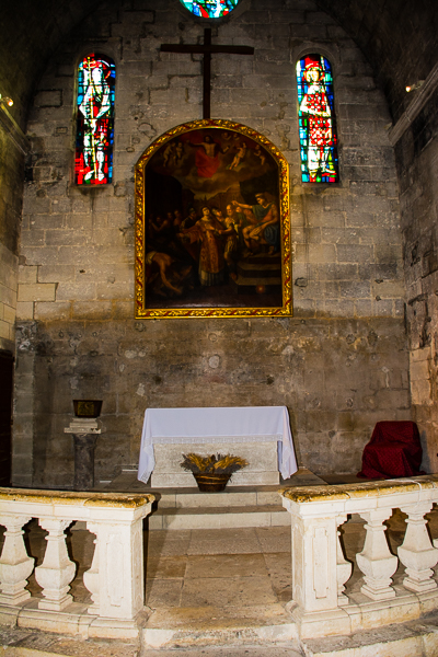 Church in Les Baux, France.