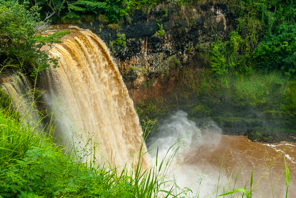 Wailua Falls in Kauai.