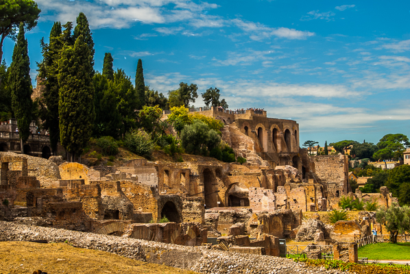 Palatine Hill near the Roman Forum.