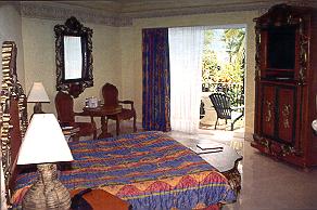 Hotel room in Playa del Carmen, Mexico.