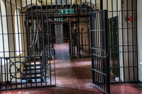 Crumlin Road Gaol (prison) cells in Belfast, Northern Ireland.